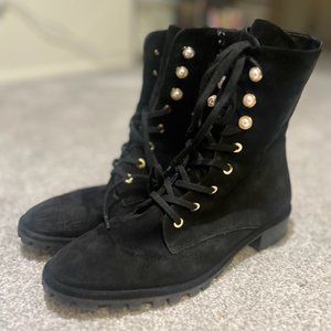 Stuart Weitzman Combat Boots (Size 7.5)